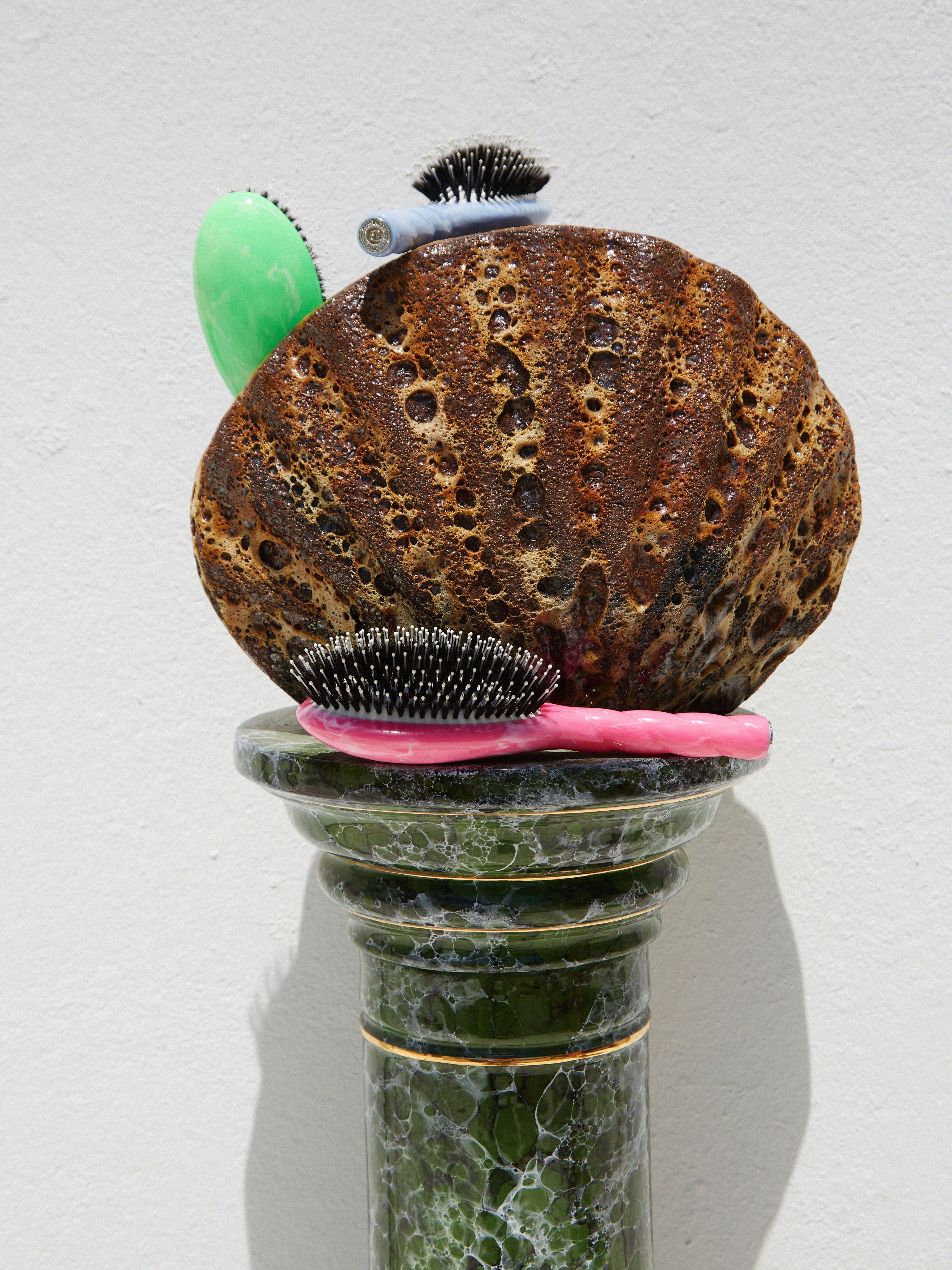 Roseanna x La Bonne Brosse N.04 La Petite Brosse Démêlante & Massante La Miracle Salty Gelato Rose