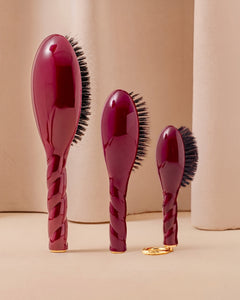 N.02 La Micro Brosse Démêlante & Soin l'Indispensable Rouge Cerise