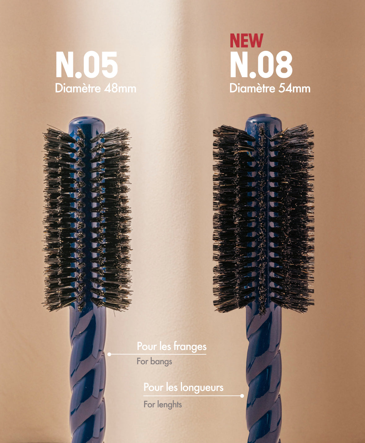 N.05 La Brosse Ronde Brushing Volume & Style Blanc Crème